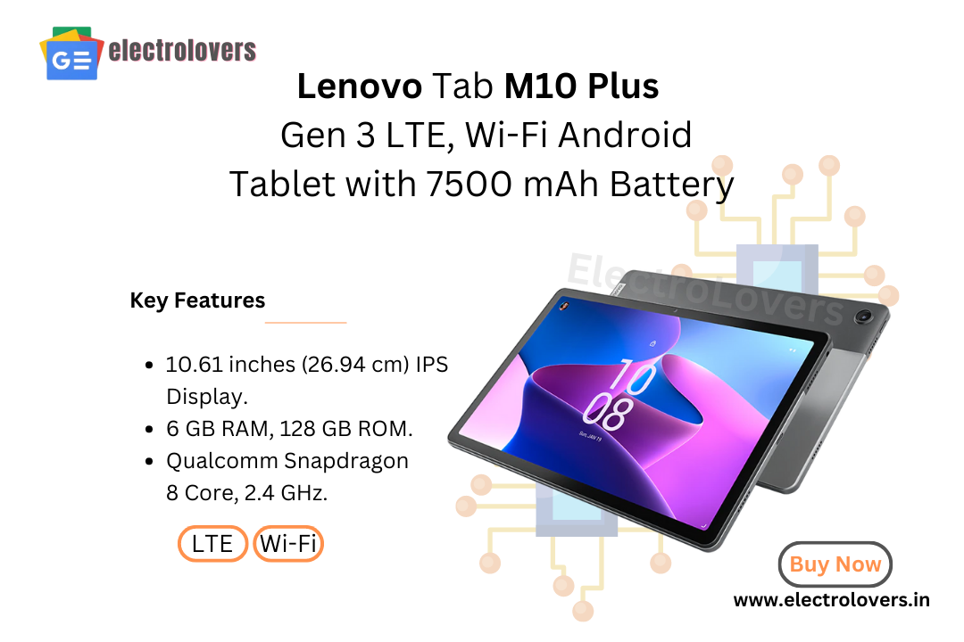 with Tablet Digital the Your Lenovo M10 Experience Elevate Plus Gen3